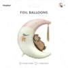 Folieballong Teddybjörn på Måne