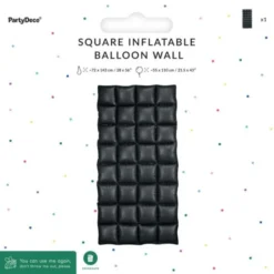 Folie Ballongvägg Svart
