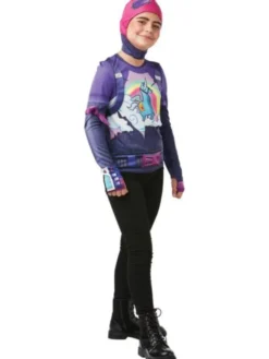 Fortnite Brite Bomber Tröja och Huva Barn (9-10 år (134-140 cl))