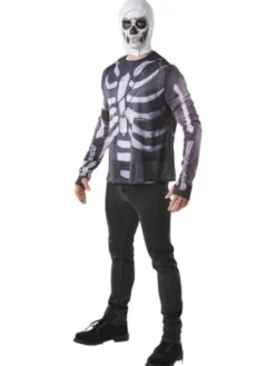 Fortnite Skull Trooper Tröja och Huva Medium (Medium)