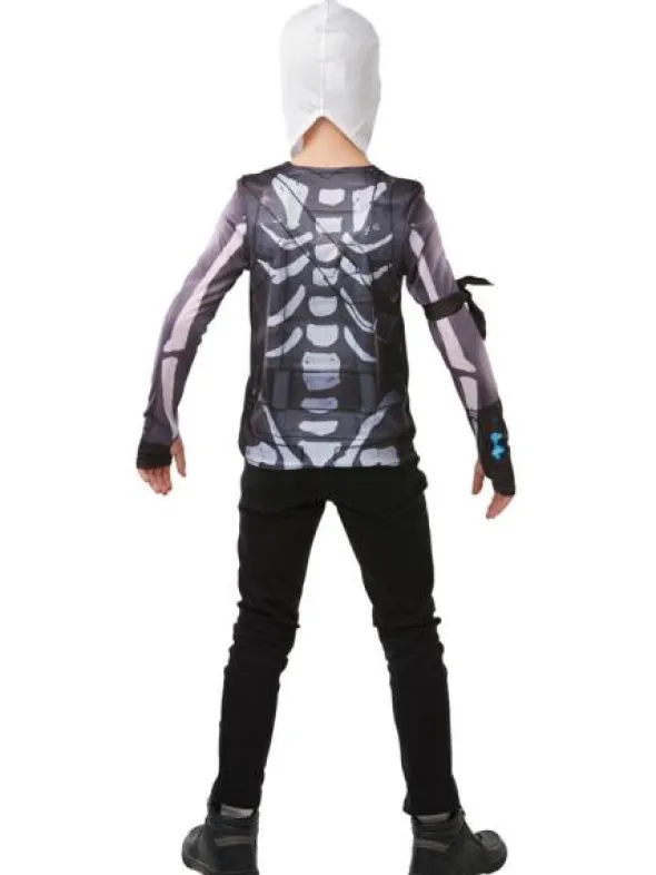 Fortnite Skull Trooper Tröja och Huva Barn (9-10 år (134-140 cl))