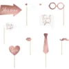 Foto Props Bröllop Roséguld