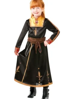 Frost 2 Anna Dräkt Deluxe Barn X-Large (9-10 år (134-140 cl))