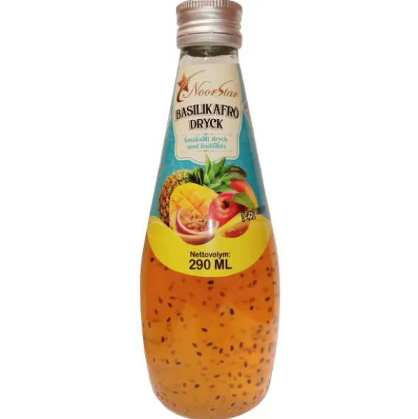 Fruktdryck med Basilikafrön Mix 290 ml