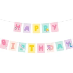 Gabbys Dockskåp Girlang Happy Birthday 180 x 15 cm