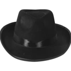Gangsterhatt Premium Svart