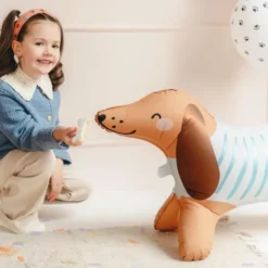 Gående Dachshund Folieballong & Hundkort