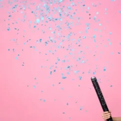 Gender Reveal Konfettikanon Blå