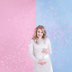 Gender Reveal Konfettikanon Rosa