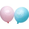 Gender Reveal Latexballonger 6-pack