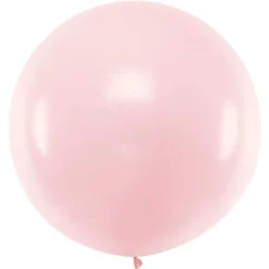 Gigantisk Latexballong Pastellrosa