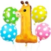 Giraff Ballongbukett 1 år