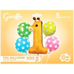 Giraff Ballongbukett 1 år