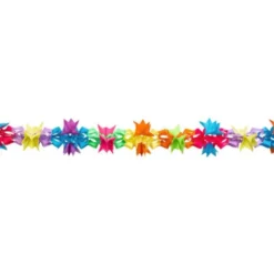 Girlang Blommig Flerfärgad