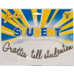 Girlang Grattis Till Studenten Silver