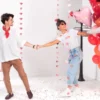 Girlang Hjärtan Roseguld