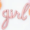 Girl Rosa Folieballong