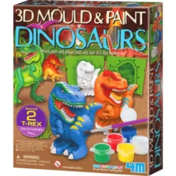 Gjuta och Måla Dinosaurie Pyssel Set