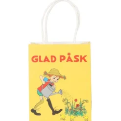Glad Påsk Presentpåse Pippi 12x6x15 cm