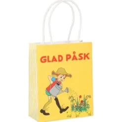 Glad Påsk Presentpåse Pippi 12x6x15 cm