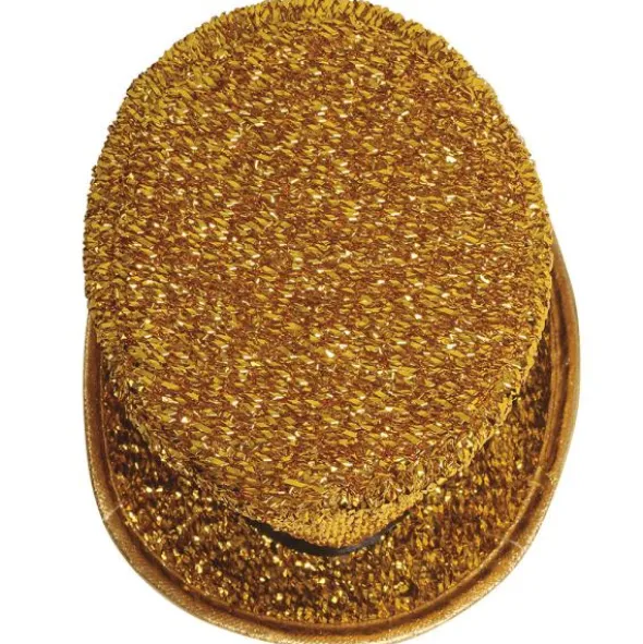 Glansig Minihatt Guld