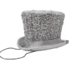 Glansig Minihatt Silver