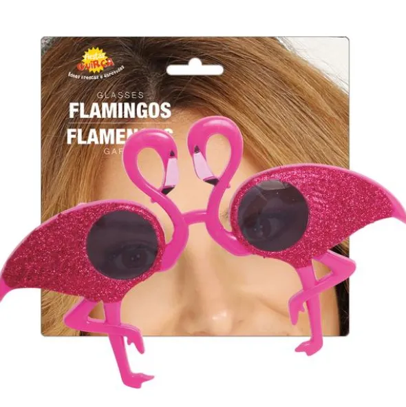 Glasögon Glittrande Flamingor