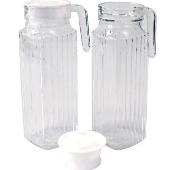 Glaskanna med Lock 1 Liter