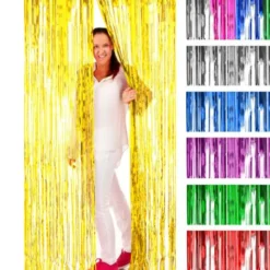Glitterdraperi (Guld)