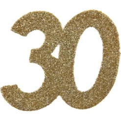 Glitterkonfetti 30 År Guld