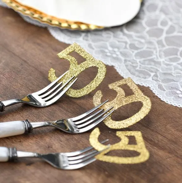 Glitterkonfetti 50 År Guld