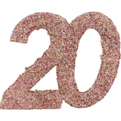 Glitterkonfetti 20 År Roseguld