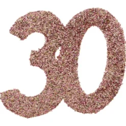Glitterkonfetti 30 År Roseguld