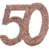 Glitterkonfetti 50 År Roseguld