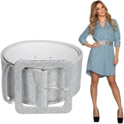 Glitter Skärp Silver