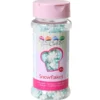 Glitter Strössel Snöflingor Mixade