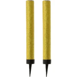 Glittriga Isfacklor Guld 2-pack