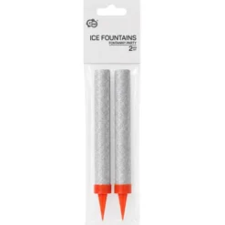 Glittriga Isfacklor Silver 2-pack
