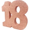 Glittrig 18 Års Dekoration Roseguld