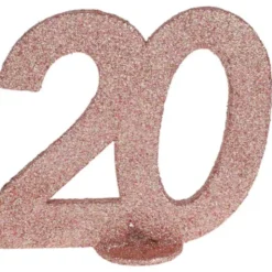 Glittrig 20 Års Dekoration Roseguld