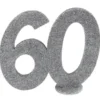 Glittrig 60 Års Dekoration Silver