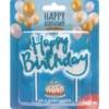 Glittrigt Happy Birthday Tårtljus Blå