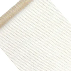 Glittrigt Organzatyg Guldränder
