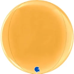 Globe Folieballong Guld