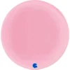 Globe Folieballong Pastell Rosa