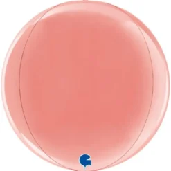 Globe Folieballong Roséguld
