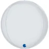 Globe Folieballong Satin Vit
