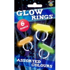 Glowstick Ringar 6-Pack