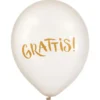 Grattis Ballonger Pärlvit