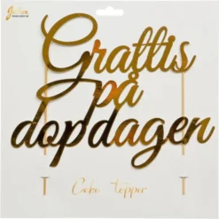 Grattis På Dopdagen Tårtdekoration